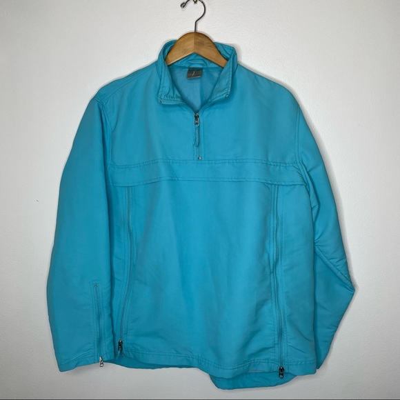 Nike Jackets & Blazers - Nike Turquoise Blue Performance 1/4 Zip Jacket. Size XL (16-18)